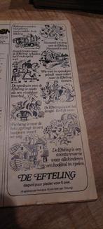 Oude Efteling Reclame uit 1975, Ophalen of Verzenden, Gebruikt, Reclamebord