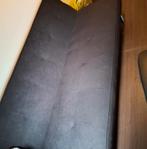 Zwarte Zit- en Slaapbank, Ophalen, Zo goed als nieuw, Tweepersoons, Zwart