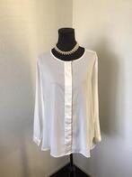 ROOMWITTE LANGE BLOUSE VAN MACGREGOR   MAAT 42, Ophalen of Verzenden, Zo goed als nieuw, Maat 42/44 (L), Blauw