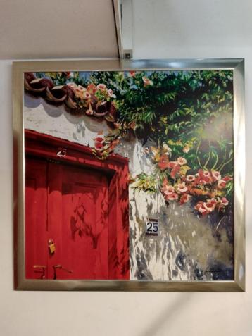 Decoratieve kleurijke print van kunstenaar Christian Sommer  beschikbaar voor biedingen