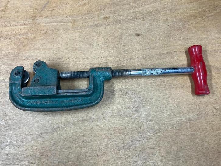 Professionele grote pijpsnijder STAHLWILLE 1/8” - 2”, Doe-het-zelf en Verbouw, Gereedschap | Handgereedschap, Gebruikt, Ophalen of Verzenden