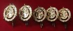 5 x Kraag embleem Geneeskundige troepen, Ophalen of Verzenden, Landmacht, Nederland, Embleem of Badge
