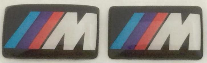 BMW M logo 3D doming sticker set #8, Auto diversen, Autostickers, Ophalen of Verzenden