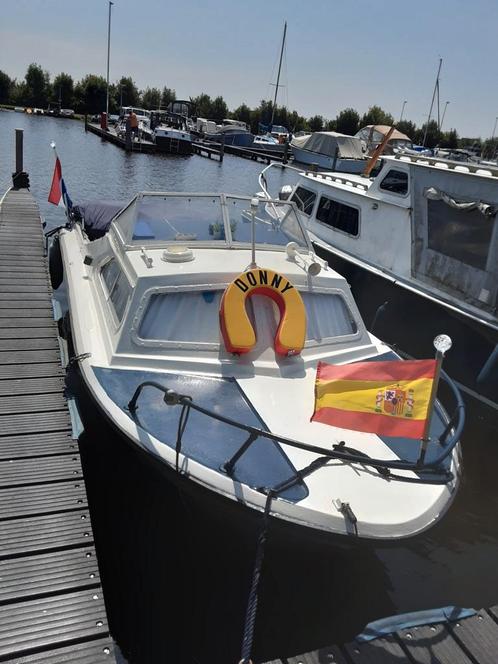 Inter 540 Met Mariner 15 Pk Buitenboordmotor, Watersport en Boten, Motorboten en Motorjachten, Gebruikt, Polyester, Tot 6 meter