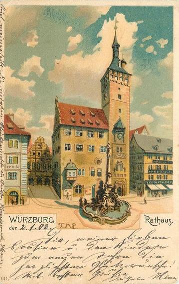 (379-120-039) Würzburg Rathaus beschikbaar voor biedingen