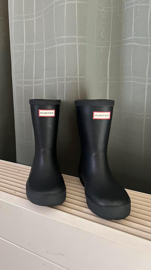 Hunter Regenlaarzen - Maat 28, Kinderen en Baby's, Kinderkleding | Schoenen en Sokken, Gebruikt, Laarzen, Jongen of Meisje, Ophalen of Verzenden
