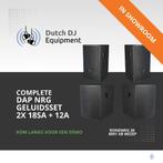 Complete NRG geluidsset 2x 18 inch + 2x 12 inch, Ophalen of Verzenden, Nieuw, 1000 watt of meer, P.A.