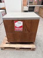 Ladekast 90cm met stenen blad, Ophalen, 50 tot 100 cm, Zo goed als nieuw, Minder dan 100 cm