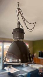 Oude vintage industriële hang lamp (fabrieks), Huis en Inrichting, Lampen | Hanglampen, Ophalen of Verzenden