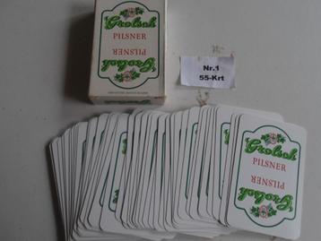 Grolsch speelkaarten (nr.1) 55-krt beschikbaar voor biedingen