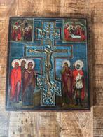Staurotheek ikoon 19e eeuws uit Rusland., Antiek en Kunst, Ophalen