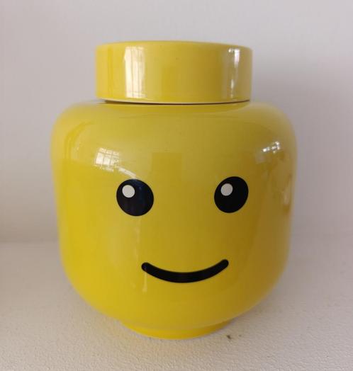 Lego cookie jar minifig Lego hoofd pot voorraadpot, Kinderen en Baby's, Speelgoed | Duplo en Lego, Zo goed als nieuw, Lego, Ophalen of Verzenden