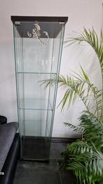 Glazen vitrine kast, 25 tot 50 cm, Ophalen of Verzenden, Zo goed als nieuw