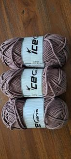 Icyarns Garen katoen/ acryl- 3 Bollen, Ophalen of Verzenden, Nieuw, Breien of Haken, Wol of Garen