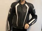 Rev’it! Revit GT Motorjas Motorjack Leder MAAT 48 wit zwart, Heren, Jas | leer, Ophalen of Verzenden, REV’IT!