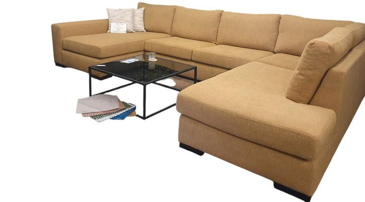 Luxe banken en fauteuils met korting tot 75%!, Huis en Inrichting, Banken | Bankstellen, Nieuw, Hoekbank, Vierpersoons of meer