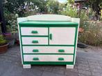 Commode hout antiek vintage retro, Gebruikt, 50 tot 70 cm, 75 tot 100 cm, Voetruimte