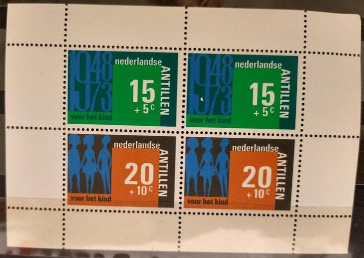 Nederlandse Antillen Kinderzegels, Postzegels en Munten, Postzegels | Nederlandse Antillen en Aruba, Postfris, Ophalen of Verzenden