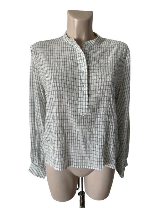 Samsoe Samsoe blouse S, Kleding | Dames, Blouses en Tunieken, Zo goed als nieuw, Wit, Ophalen of Verzenden