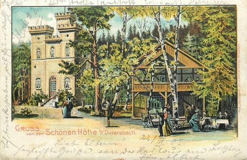 (379-150-037) Ditttersbach von der Schönen Höhe, Verzamelen, Ansichtkaarten | Buitenland, Duitsland, Verzenden