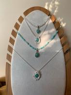 Amazoniet hanger geluk beschermt intuïtie aura straling TIP, Sieraden, Tassen en Uiterlijk, Kettingen, Blauw, Nieuw, Ophalen of Verzenden
