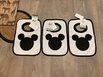 Mickey mouse slabben slab bib zwart wit 3x, Nieuw, Overige typen, Ophalen of Verzenden