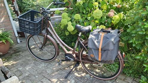 Fraaie electrische Cortina damesfiets, Fietsen en Brommers, Fietsen | Dames | Damesfietsen, Zo goed als nieuw, Overige merken