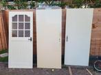 binnendeur x3, 2x board, 1x (hard-)hout, Doe-het-zelf en Verbouw, Deuren en Horren, Ophalen, Gebruikt, Binnendeur, 200 tot 215 cm