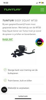 TUNTURI SISSY SQUAT WT20, Spelcomputers en Games, Spelcomputers | Xbox | Accessoires, Ophalen, Zo goed als nieuw, Overige typen