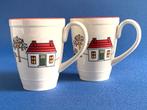 Wedgwood Christmas Village mokken, Nieuw, Ophalen of Verzenden, Wedgwood, Kop(pen) en/of Schotel(s)