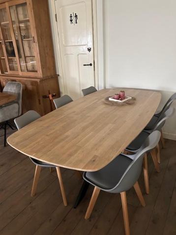 Nieuwe Deens ovale eiken eettafel 190x100cm beschikbaar voor biedingen