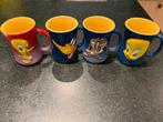 4 Looney Tunes Mokken - Tweety, Daffy Duck, Taz, Ophalen of Verzenden, Gebruikt