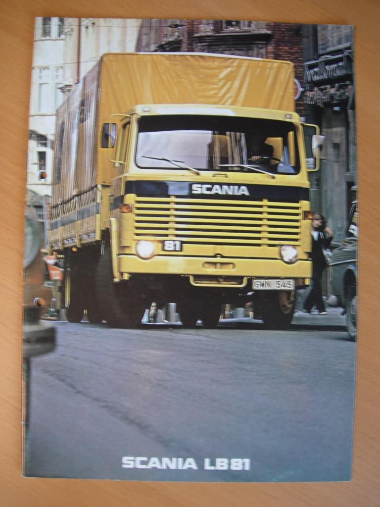Scania LB 81 Brochure 1977 - LB81 - NL, Ophalen of Verzenden, Zo goed als nieuw, Overige merken, Scania