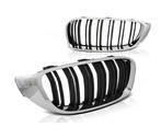 Grill Nieren BMW 4-Serie F32/F33/F36 Chroom Zwart, Ophalen