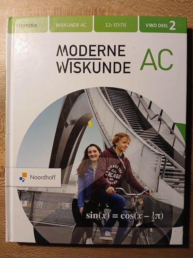 Moderne Wiskunde AC VWO deel 2 Leerboek en Uitwerkingen, Boeken, Ophalen of Verzenden, Zo goed als nieuw, VWO, Wiskunde A