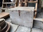 Oude houten kist, Ophalen, Gebruikt, 50 tot 100 cm, Teakhout