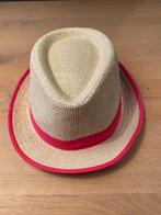 Rieten hoed roze meiden / dames, Kleding | Dames, Hoeden en Petten, 56 of 57 cm (M, 7 of 7⅛ inch), Ophalen of Verzenden, Hoed