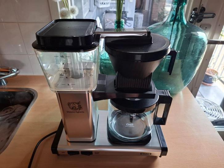 Douwe Egberts Technivorm Moccamaster Goud/Zwart., Witgoed en Apparatuur, Koffiezetapparaten, Gebruikt, Gemalen koffie, Koffiemachine