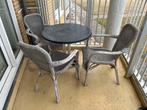 Tuinset, tafel met 3 stoelen, Ophalen, Overige materialen, Gebruikt, 3 zitplaatsen