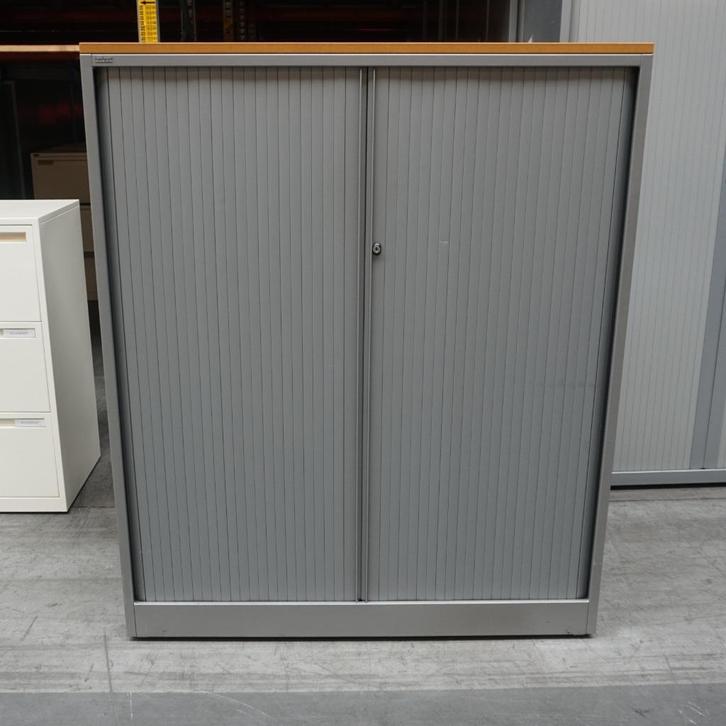Ahrend Roldeurkasten | Garagekasten | Grijs | 145 x120 x 45, Huis en Inrichting, Kasten | Roldeurkasten en Archiefkasten, Gebruikt