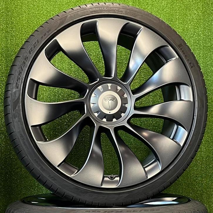 Originele 21 inch Tesla Uberturbine velgen banden Model Y, Auto-onderdelen, Banden en Velgen, Banden en Velgen, Zomerbanden, 21 inch
