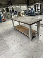 Werkbank 200 x 70 cm ( 2 stuks beschikbaar), Ophalen, Gebruikt, 70 tot 120 cm