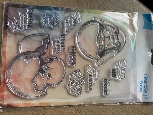 Noor! Clear stempels joy crafts spring 6410/0069, Hobby en Vrije tijd, Stempelen, Nieuw, Clearstamp, Ophalen