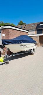 Consoleboot, nautica, 40pk, Suzuki, boottrailer, boot, Watersport en Boten, Ophalen, 30 tot 50 pk, 3 tot 6 meter, Buitenboordmotor