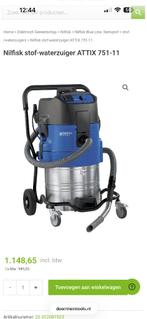 Bouw stofzuiger  Attix 751-11, Ophalen, Zo goed als nieuw, Overige typen