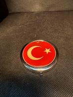 Make-Up spiegel met turkse vlag, Ophalen of Verzenden, Gehele gezicht