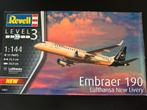 Revell Embraer 190 Lufthansa 1/144 Nieuw!, 1:50 of kleiner, Revell, Overige typen, Nieuw