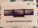 LIPA HDR-70 DUAL PORTABLE MONITOR macbook laptop xtra scherm, Draaibaar, HD, Ophalen of Verzenden, Zo goed als nieuw