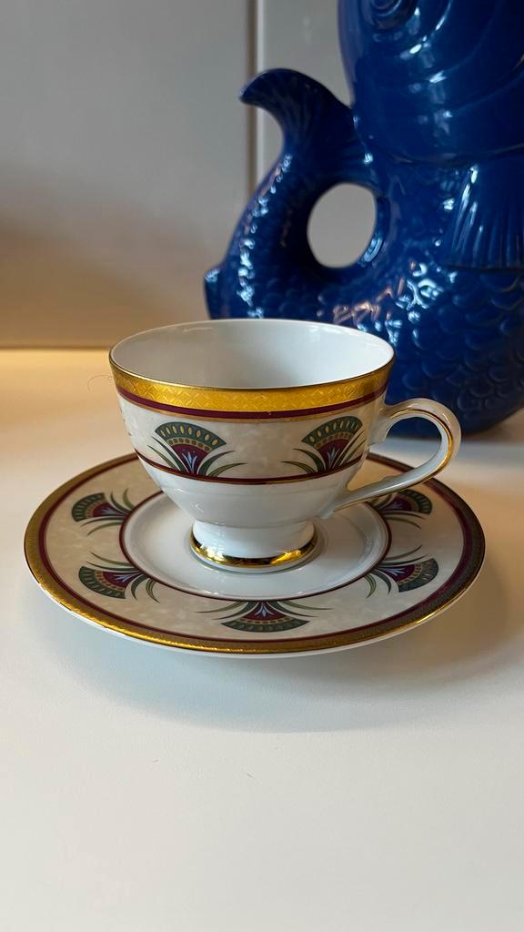 Winterling Marktleuthen Bavaria Theekop & Schotel, Antiek en Kunst, Antiek | Servies compleet, Ophalen of Verzenden