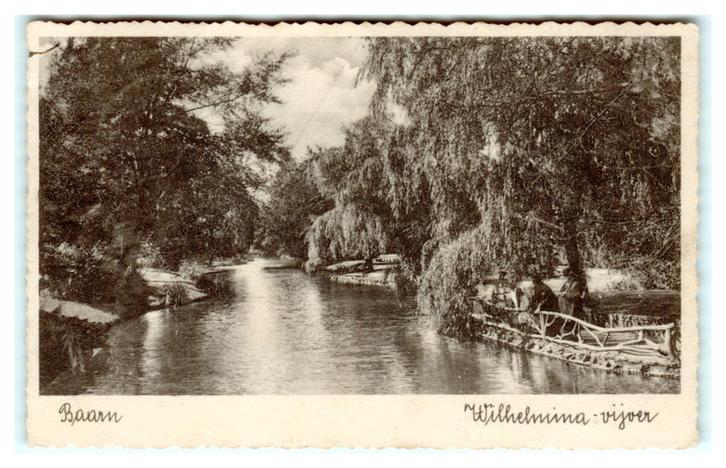 Baarn, Wilhelmina-vijver, Verzamelen, Ansichtkaarten | Nederland, Gelopen, Utrecht, 1920 tot 1940, Verzenden